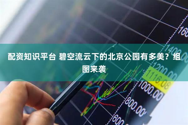配资知识平台 碧空流云下的北京公园有多美？组图来袭